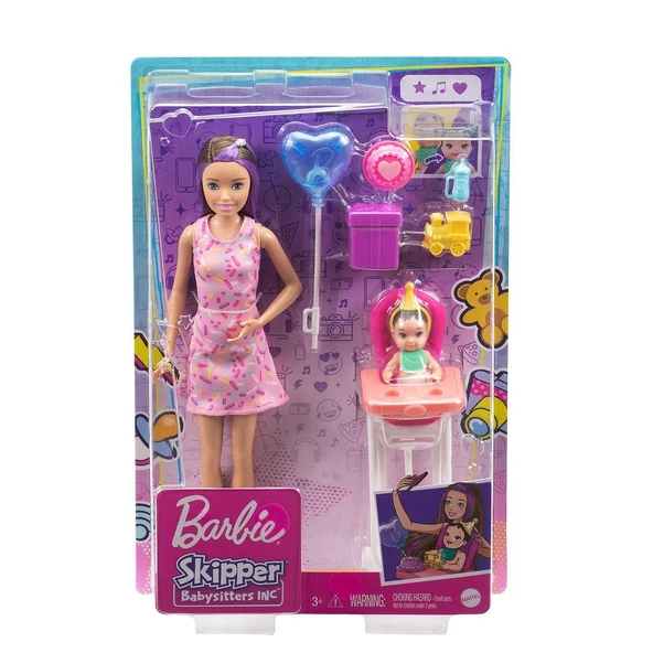 FHY97 Barbie Bebek Bakıcısı Bebeği ve Aksesuarları Oyun Seti - 3