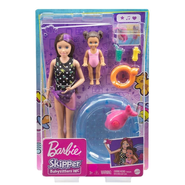 FHY97 Barbie Bebek Bakıcısı Bebeği ve Aksesuarları Oyun Seti - 4