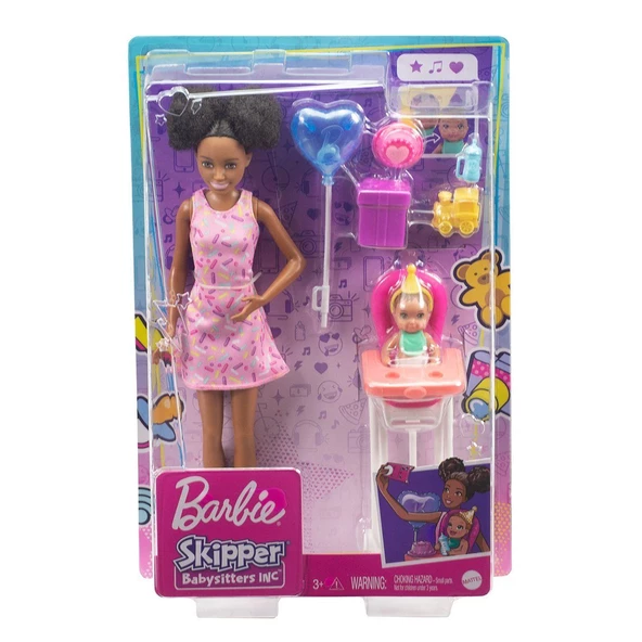 FHY97 Barbie Bebek Bakıcısı Bebeği ve Aksesuarları Oyun Seti - 2