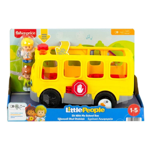 HDJ25 Fisher-Price® Little People Eğlenceli Okul Otobüsü