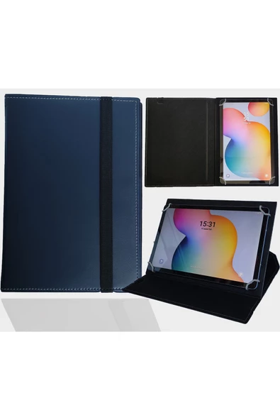 Exper Easypad T8Q  7.9"  Tablet Uyumlu Standlı Üniversal Kapaklı Tablet Kılıfı - Resim 2