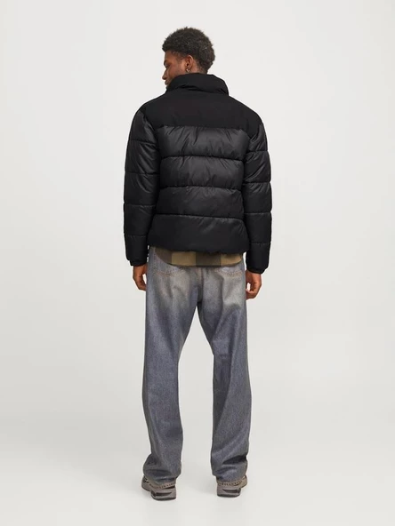 JJMOON STAND COLLAR PUFFER Black Black M - 4