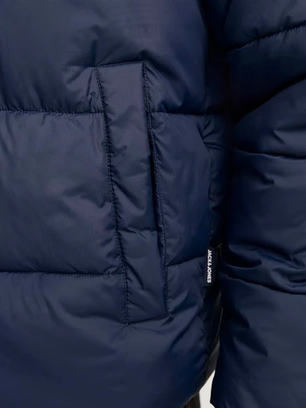 JJMOON STAND COLLAR PUFFER Navy Navy S - 3