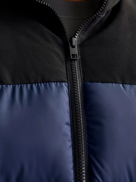 JJMOON STAND COLLAR PUFFER Navy Navy S - 5