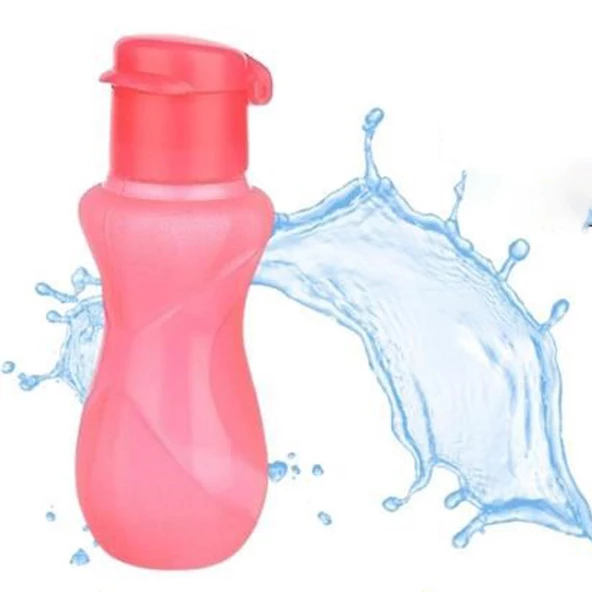 Çocuk Suluğu Pembe Pratik 250ml Kapasiteli El Matarası - 5