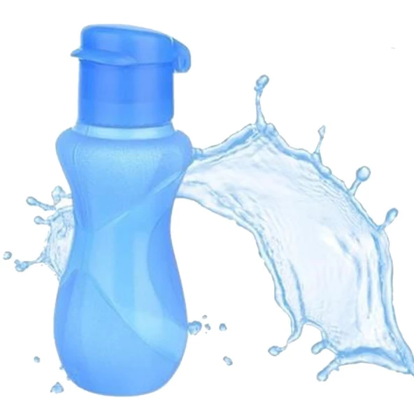 Çocuk Suluğu Mavi Pratik 250ml Kapasiteli El Matarası - 3