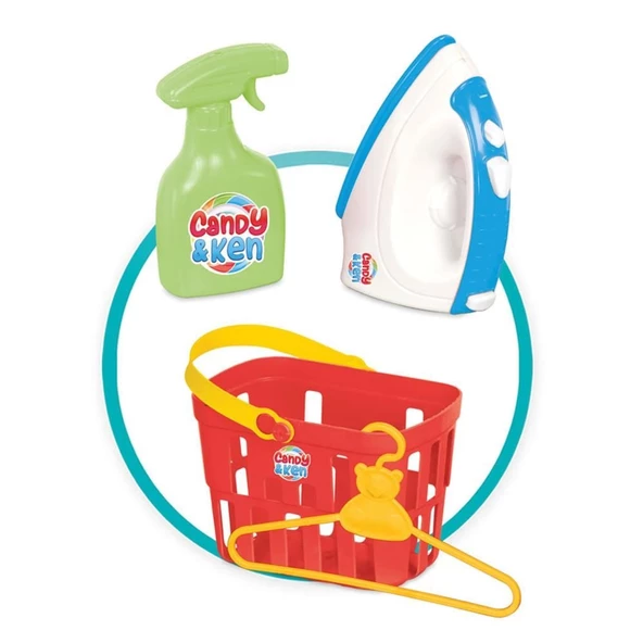 Candy & Ken Ütü Masası Oyuncak Seti - 4