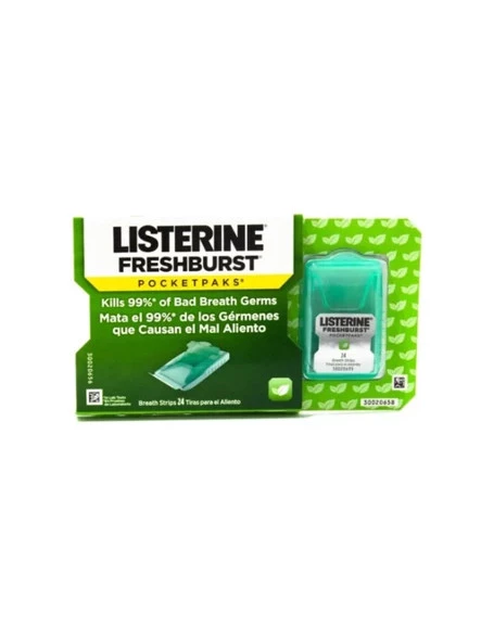 Listerine Ağız Çalkalama Suyu Fresh Burst Pocketpaks x 24 Adet