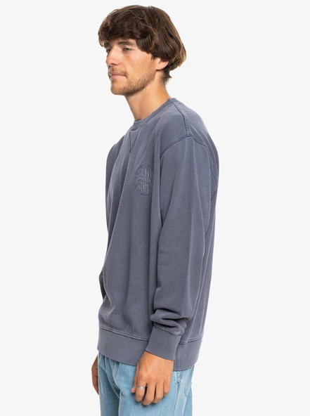 Quiksilver EQYFT04971-BN9 Garment Dye Crew Erkek Sweatshirt - 2