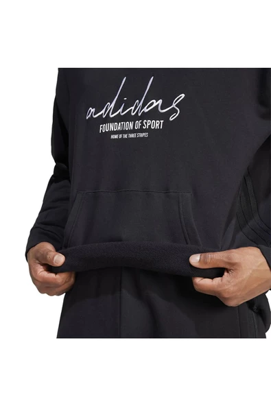 Adidas IW3533 Bl Ft Hd Q3 Erkek Sweatshirt - 4