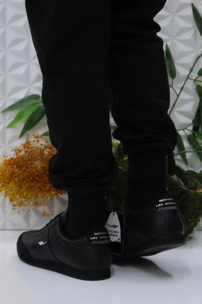 Lescon Flınt 3 Siyah Rahat Orijinal Ürün Spor Ayakkabı Sneaker Ayakkabı - Resim 3