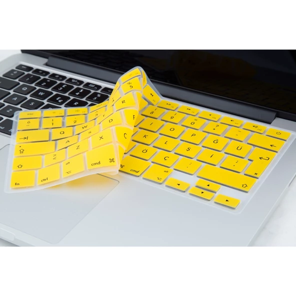 Klavye Koruyucu Macbook Klavye Air Pro (Türkçe Q) (Eski USB'li Model 2008/2017) ile Uyumlu - 8