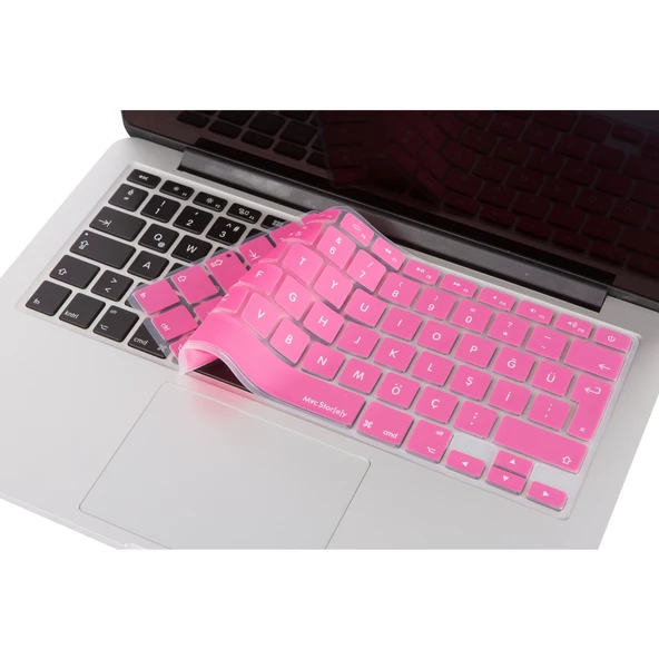 Klavye Koruyucu Macbook Klavye Air Pro (Türkçe Q) (Eski USB'li Model 2008/2017) ile Uyumlu - 5