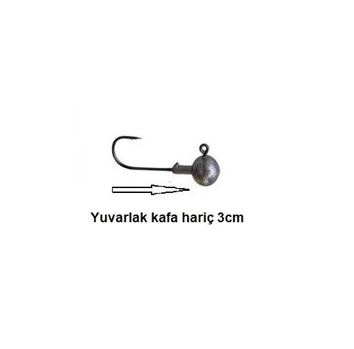 Captain 6435 Jig Head Zoka 2/0 İğneli 10gr (4 adet)