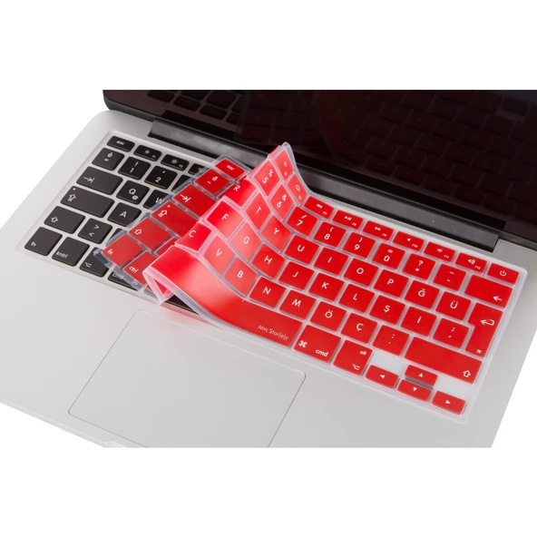 Klavye Koruyucu Macbook Klavye Air Pro (Türkçe Q) (Eski USB'li Model 2008/2017) ile Uyumlu - 12