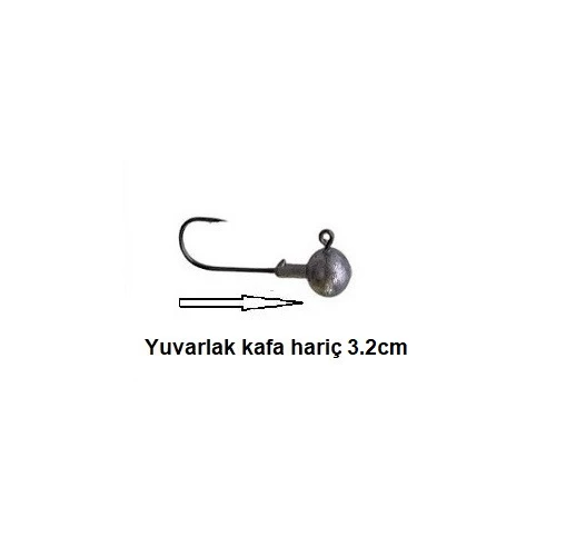 Captain 6435 Jig Head Zoka 3/0 İğneli 14gr (3 adet)