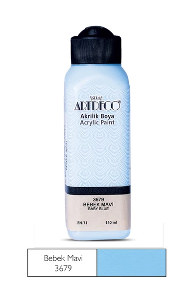 Artdeco Akrilik Boya 140 Ml Bebek Mavi