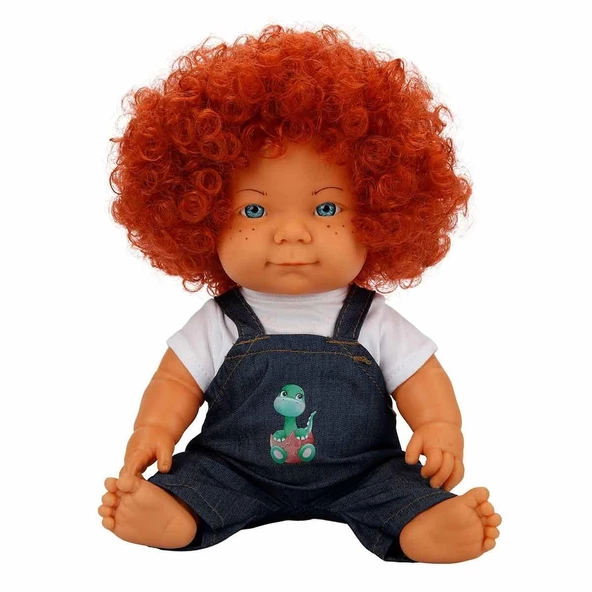Sunman Kıvırcık Saçlı Curly Bebek 35 Cm - 5