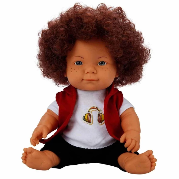 Sunman Kıvırcık Saçlı Curly Bebek 35 Cm - 6
