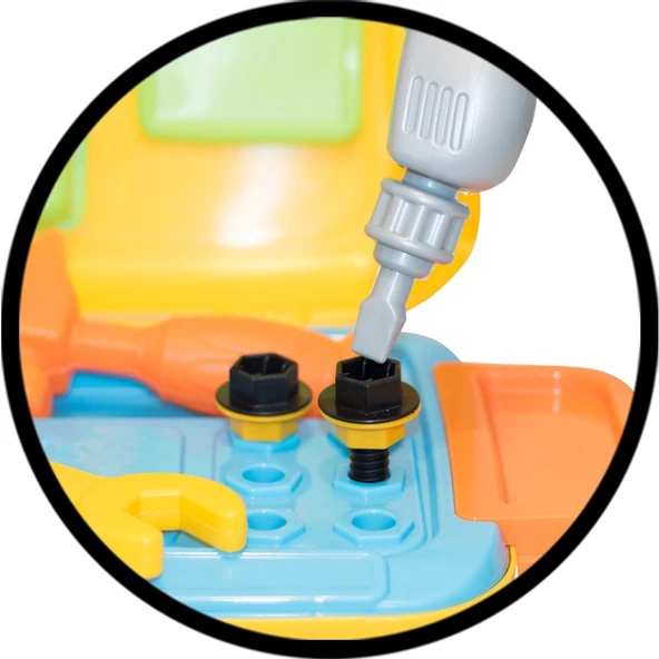 Dede Teknik Tamir Set Bavulum 03483 - 7