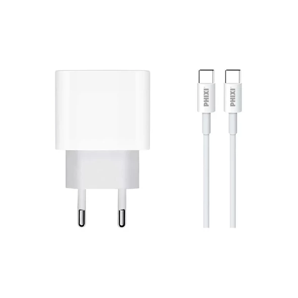 Force Qch281t Pd Destekli 15w Type-c To Type-c Usb Kablolu Şarj Cihazı - 2