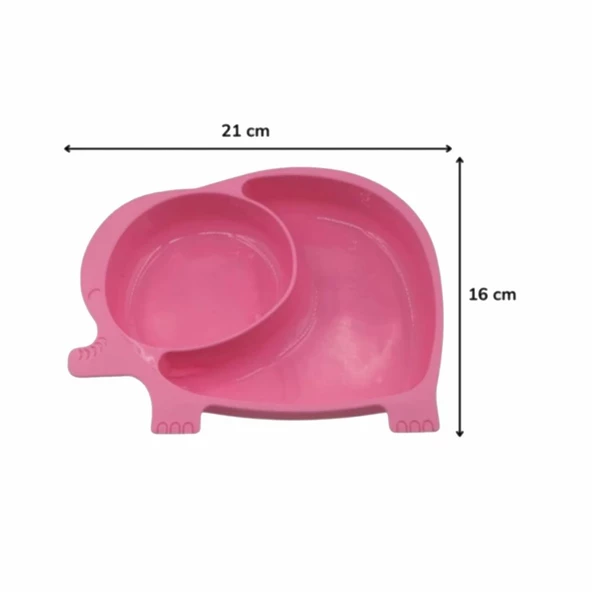 Çocuk Bebek Bakım Seti Termo Çantası Mama Tabağı Silikon Biberon Temizleme Fırçası - 6