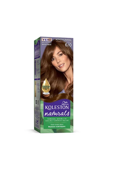 Naturals Saç Boyası Koyu Kumral 6/0