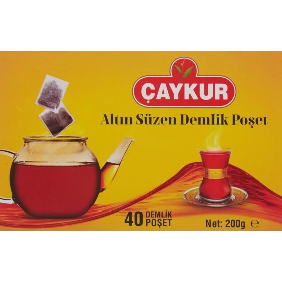 Çaykur Altın Süzen Demlik Poşet Siyah Çay 200 G 40'lı