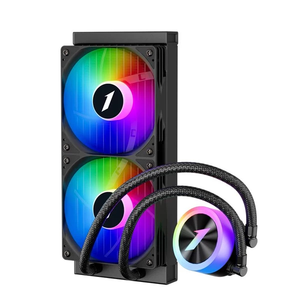 1ST PLAYER THUNDERSTORM TS1 240MM SIYAH ARGB AM5 / LGA1700 ISLEMCI SIVI SOGUTUCU - 3