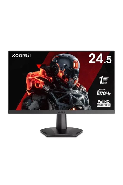 Koorui  24.5" 25e3a 170hz 1ms Va Fhd (HDMI, DİSPLAYPORT) Gaming Monitör