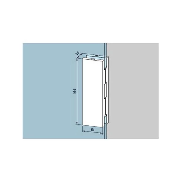 Dorma Glas GK50 Kilit Karşılığı - 3