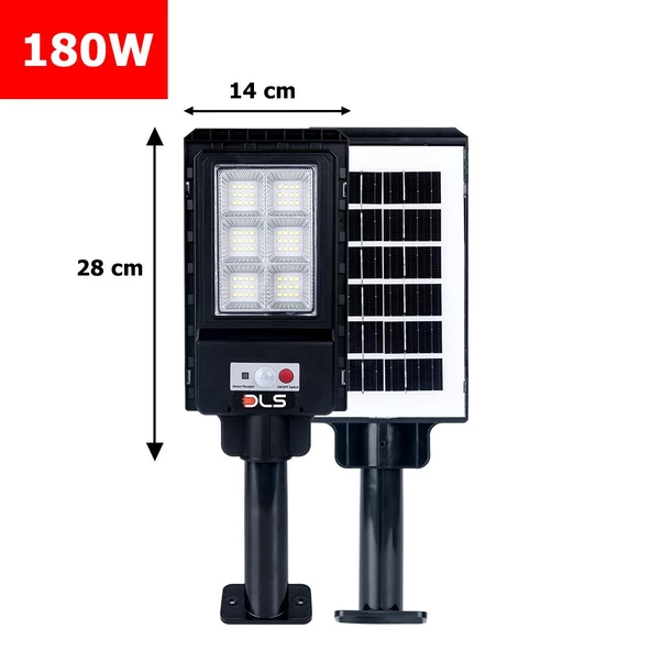 624-M180 180 Solar DLS Güneş Enerjili  Bahçe Çevre  Lambası - 2