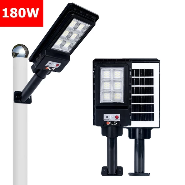 624-M180 180 Solar DLS Güneş Enerjili  Bahçe Çevre  Lambası