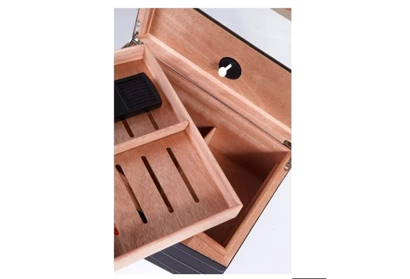 Parmida Humidor  Puro Saklama Kutusu - Siyah 0162 - 7