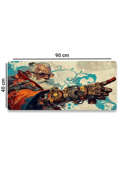 SonicTouch UltraGrand Cyberpunk Kaptan Xxl Klavye Mouse Pad 40x90Cm - 2