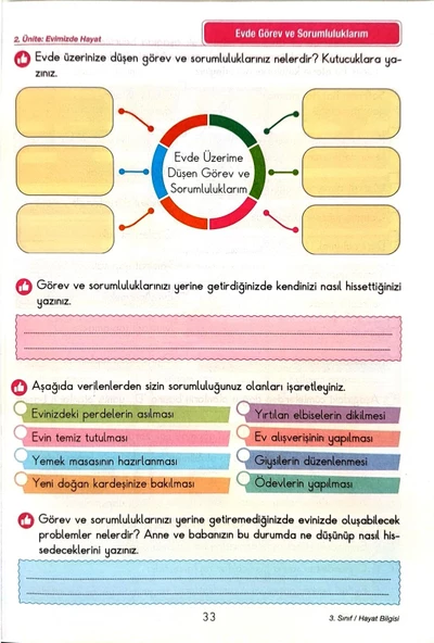 3.Sınıf İngilizce Destekle Komple Eğitim Seti - 1400 Sayfa - 11 Kitap - 2
