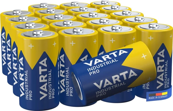 Varta 4014 Endüstriyel Alkalin C Size Orta Boy Pil 20Li