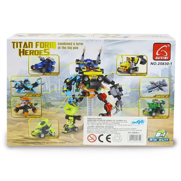 Ausini Titan Heroes Hercules-1 82 Parça - 4