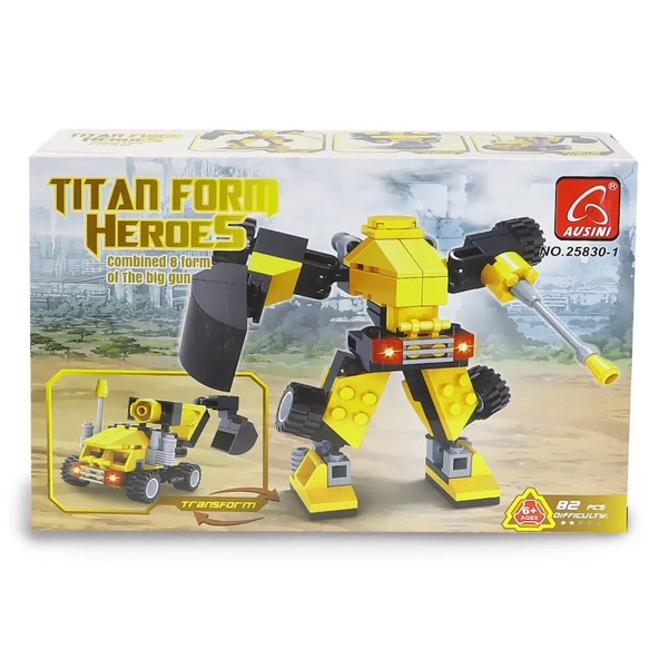 Ausini Titan Heroes Hercules-1 82 Parça - 2