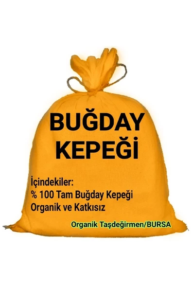 Organik Taşdeğirmen  1 Kg Buğday Kepeği Doğal Katkısız Lifli Buğday Kepeği