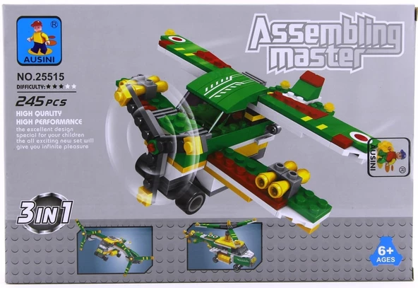 Ausini Askeri Set 3İn1 245 Parça