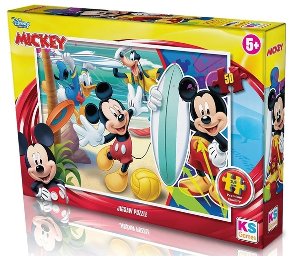 KS Puzzle 50 Parça Mickey Mouse