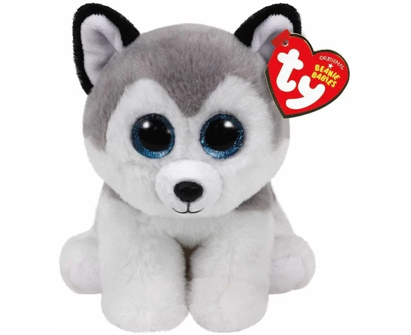 TY Beanie Babies Buff Sibirya Kurdu Peluş 15 Cm