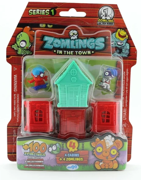 Zomlings 4'Lü Paket Seri 1 Turkuaz Evli P00972