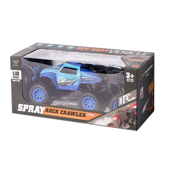 299 Kumandalı Şarjlı Duman Atan Rock Crawler Araba 1:18 - Resim 4