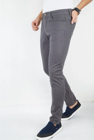 Brango Pamuklu Spor Pantolon Antrasit Gri - 2