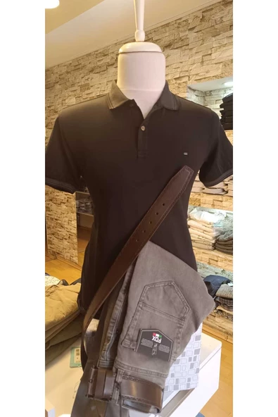 Qwerty CLASIC POLO YAKA MERSERİZE T-SHİRT - 3