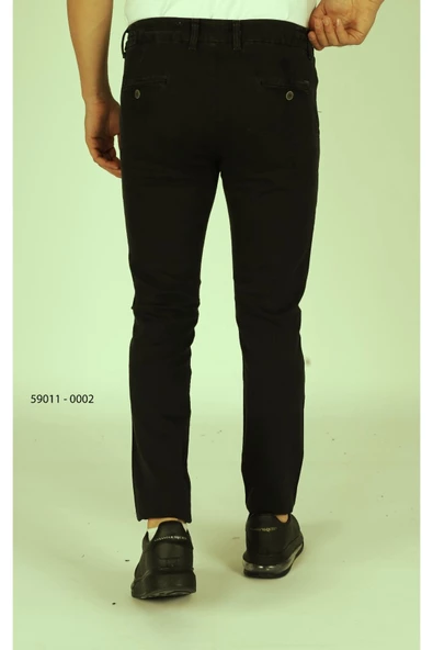 Brango ERKEK JOGGER BELİ LASTİKLİ PAMUKLU SLİM FİT PANTOLON - 2