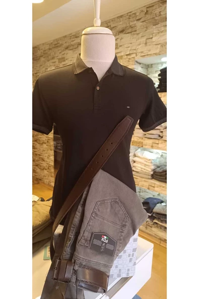 Qwerty CLASIC POLO YAKA MERSERİZE T-SHİRT - 4