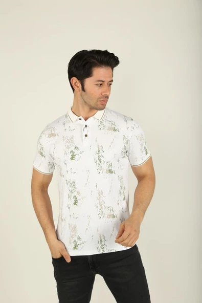 Brango POLO YAKALI DESENLİ T-SHİRT - 2